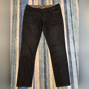 PAIGE Women's Dark Wash Skyline Jeans